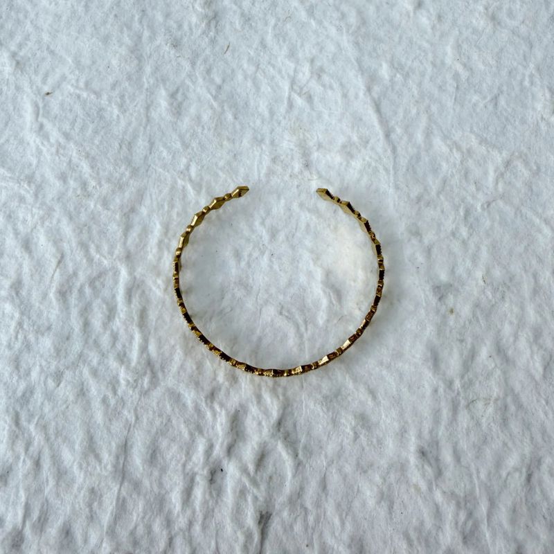 Golden Rhombus Bangle