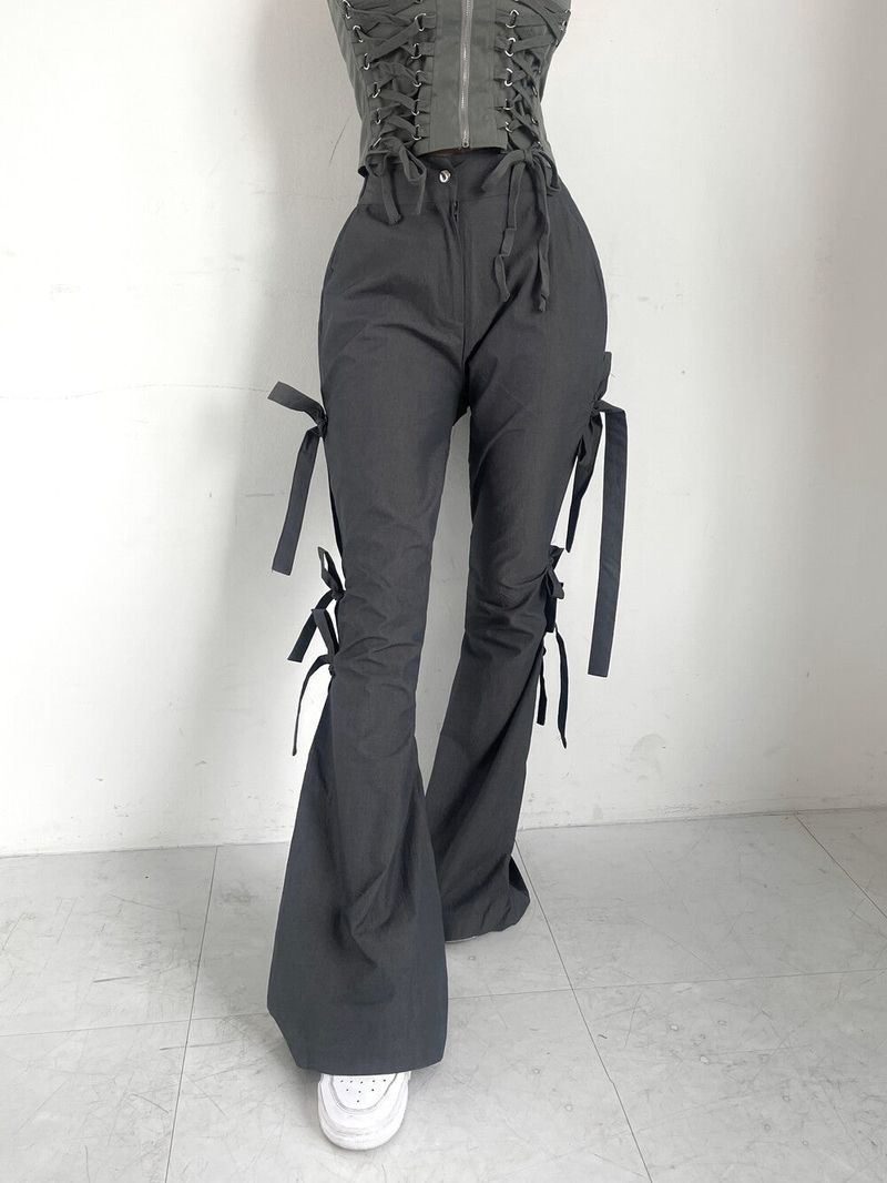 Seow(ソウ)の「866. Ribbon tie multy pt (2color)(Pants)」