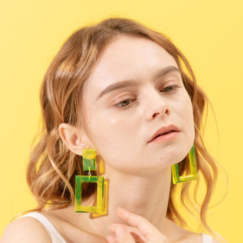 Crystalsquare - Neon Green