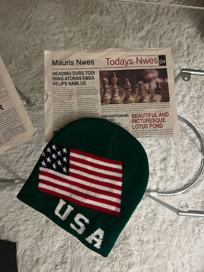 USA Flag Freedom Basic Beanie (3 colors)