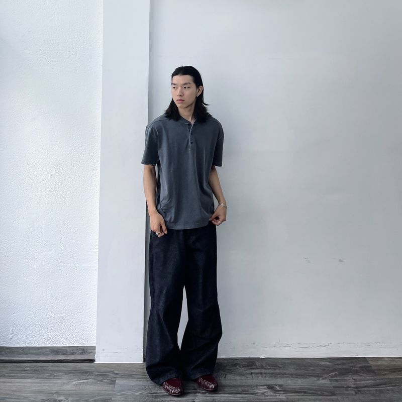 Dark Haze Henley Shirt