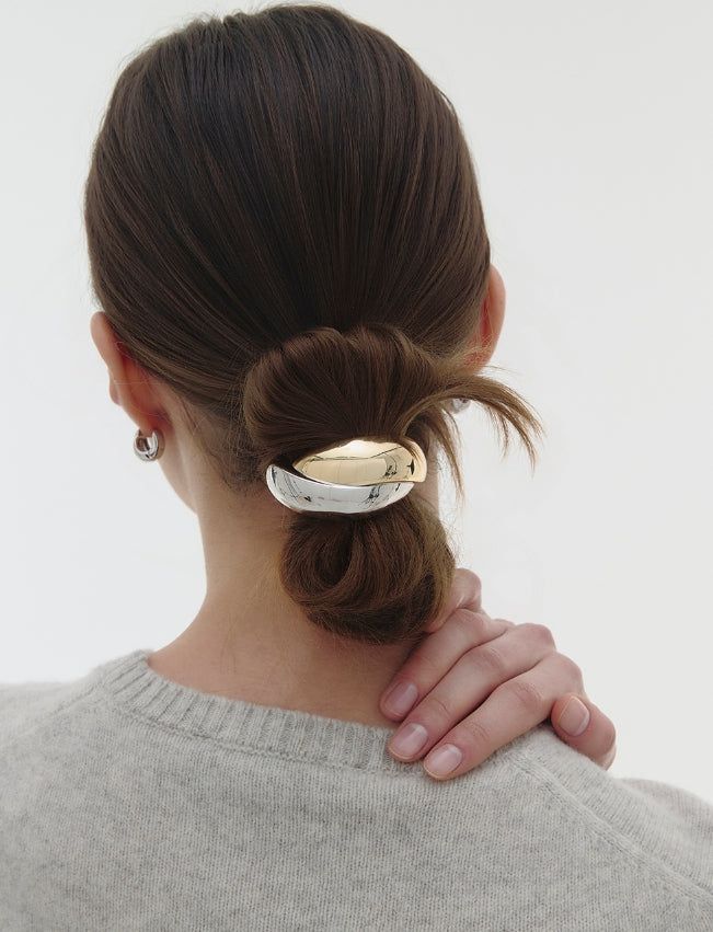 hyeres lor（イエール・ロール）の「26SS★ Plump Twist Wide Ponytail Hair Tie（Hair Accessories）」
