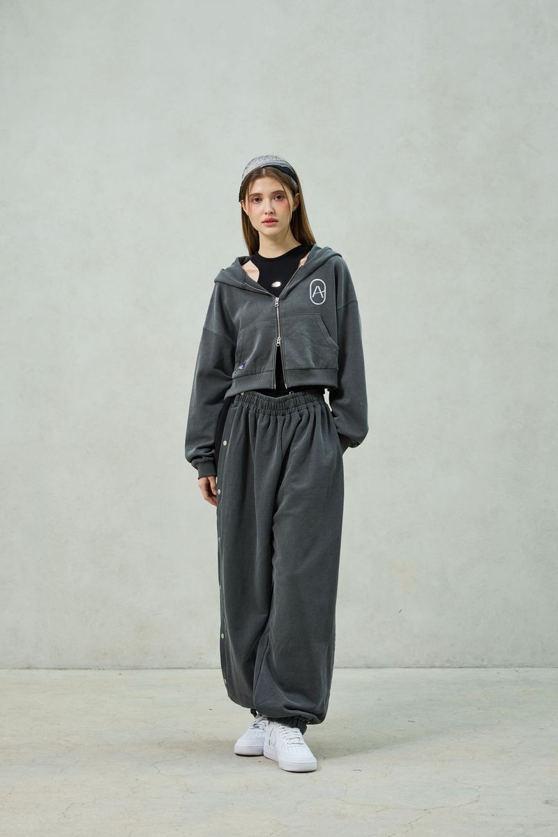 PITA SNAP OFF SWEAT PANTS / CHARCOAL