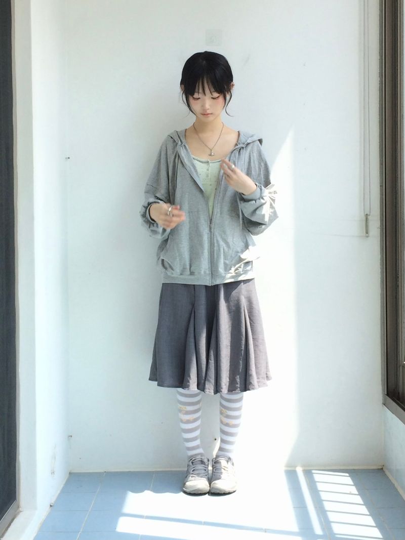 soft garden flare skirt
