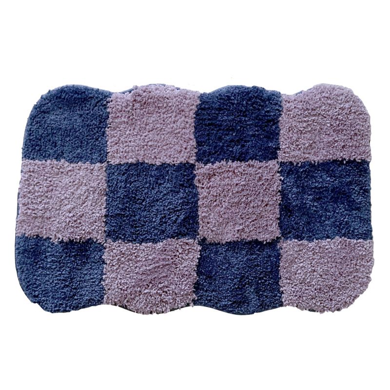 Cozy.Full（コージーフル）の「かービーチェッカーボードミニラグ - Purple（スマホグッズ/小物）」