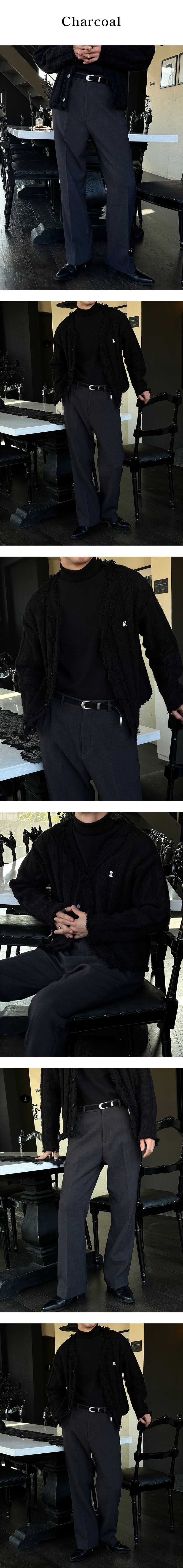  [F/W] Banding boots cut slacks(5color)