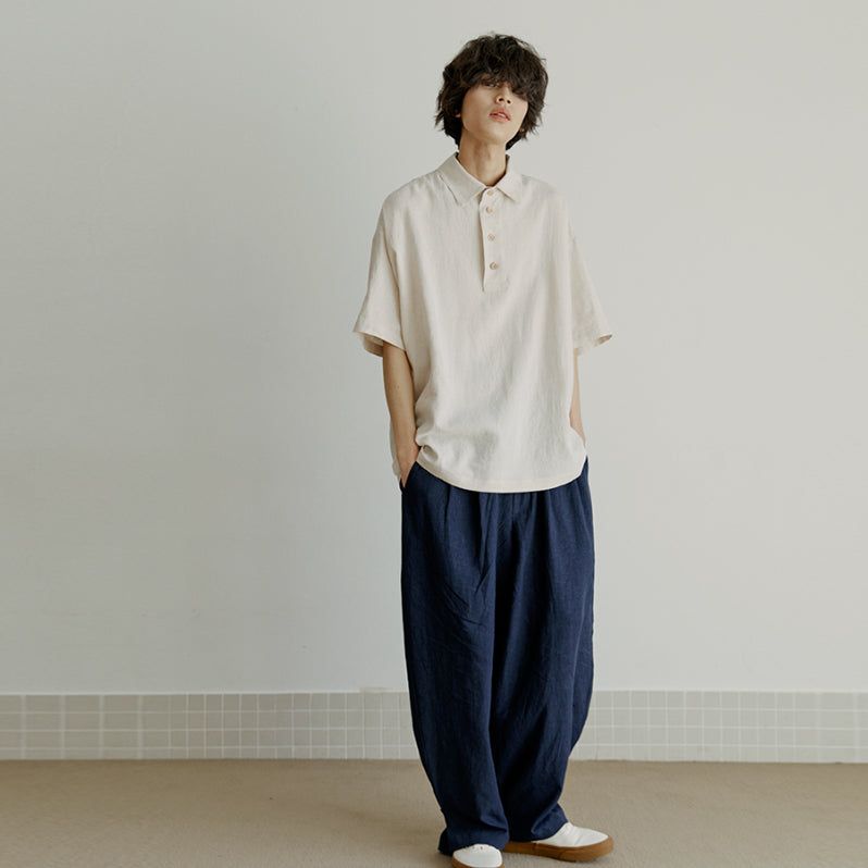 malen（マレン）の「unisex tap pants navy (banding)（Pants）」