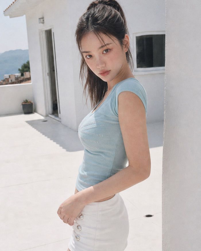 (W's) Flag Stud Tee