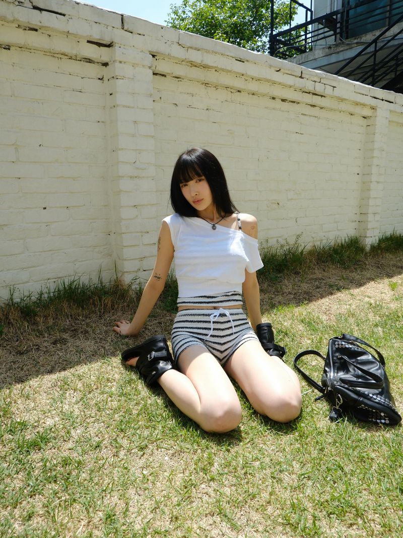 terry stripe bikini