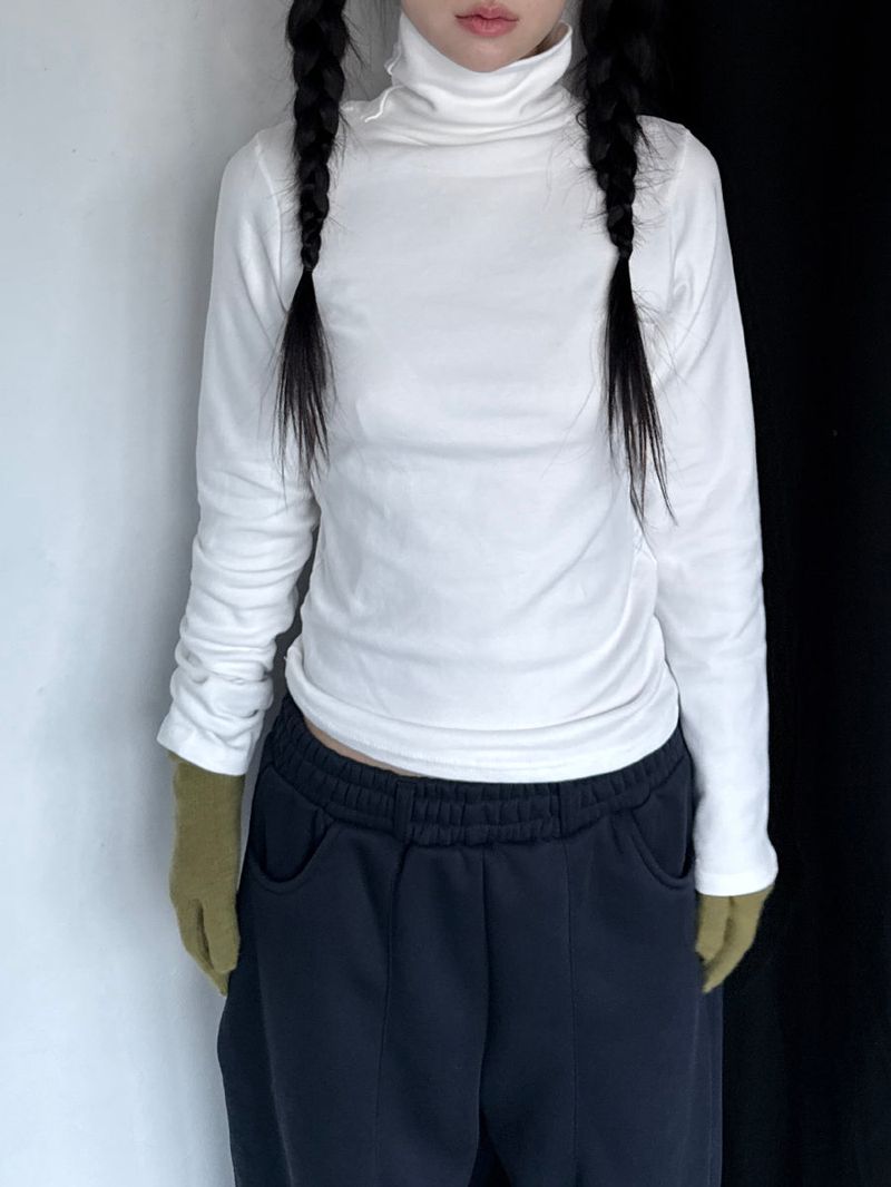 ベーシックタートルネックTシャツ