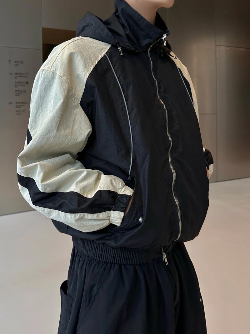 Cynical Curve Nylon Windbreaker 2C