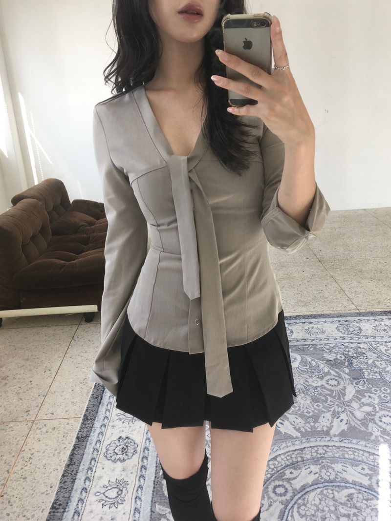 Tie Snap Blouse