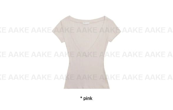 ディープVネックTシャツ