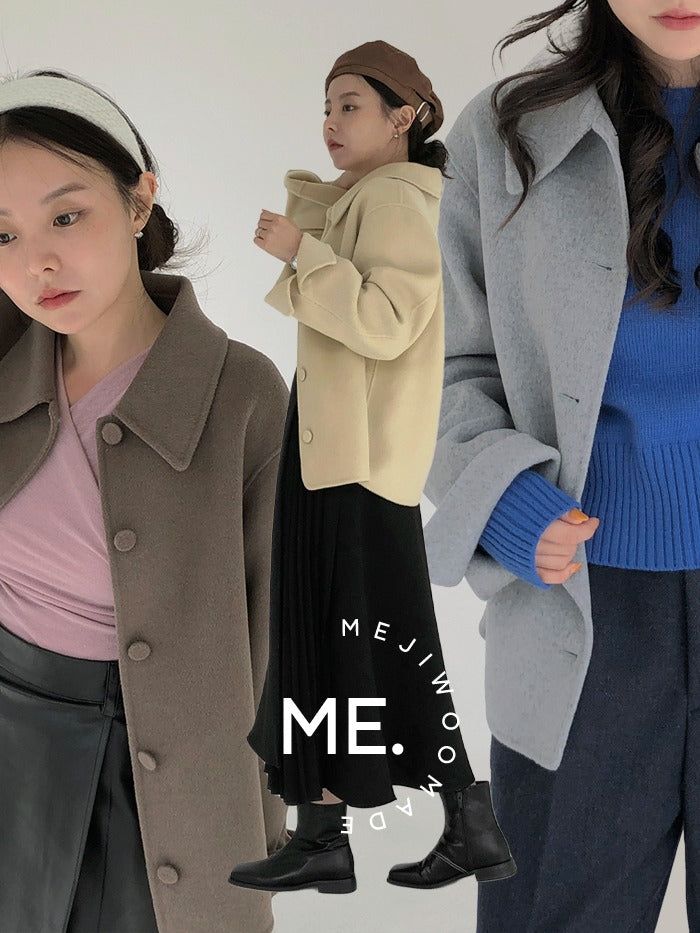 MEJIWOO（ミジウ）の「クレッシェンドハンドメイドスリットショートコート（ジャケット/アウター）」