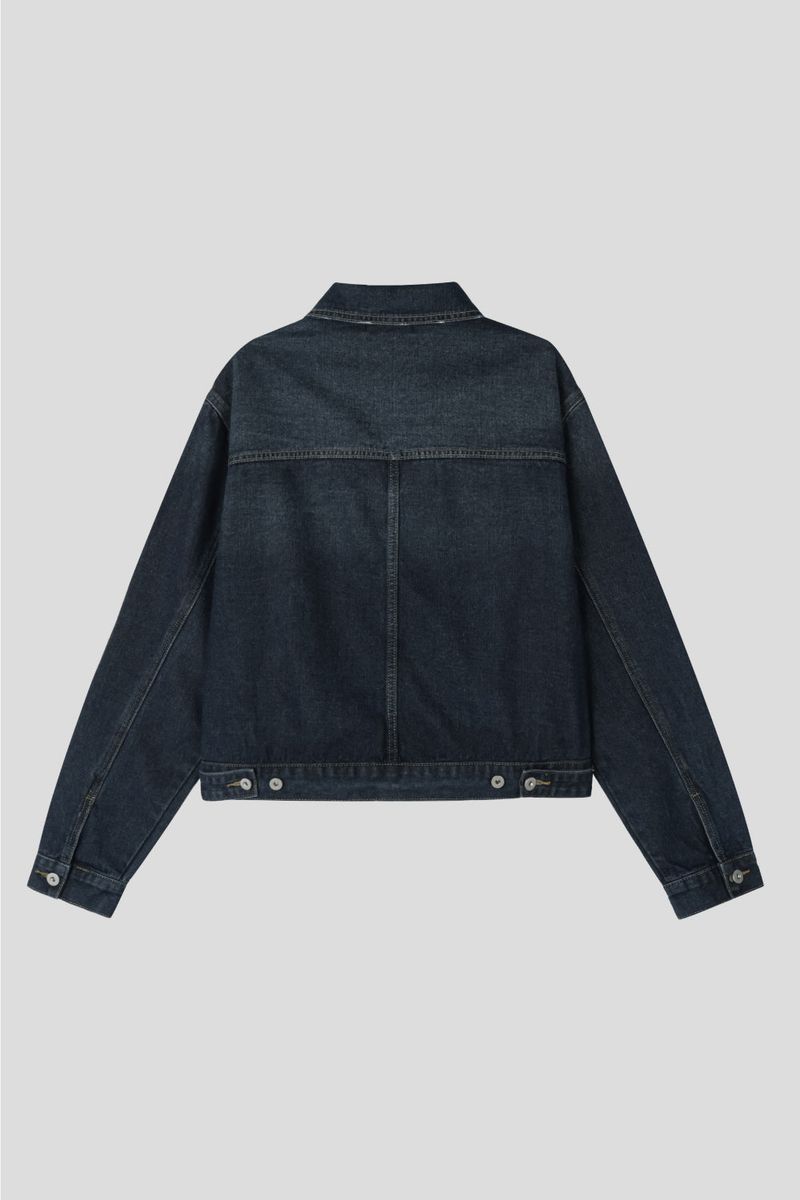 [Planning] LMN Lebo Washed Denim Short Jacket (2 colors)