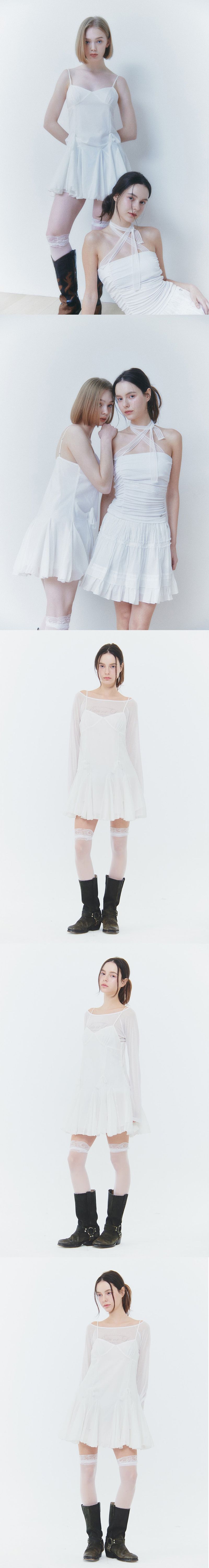 ARIEL LACE DRESS white
