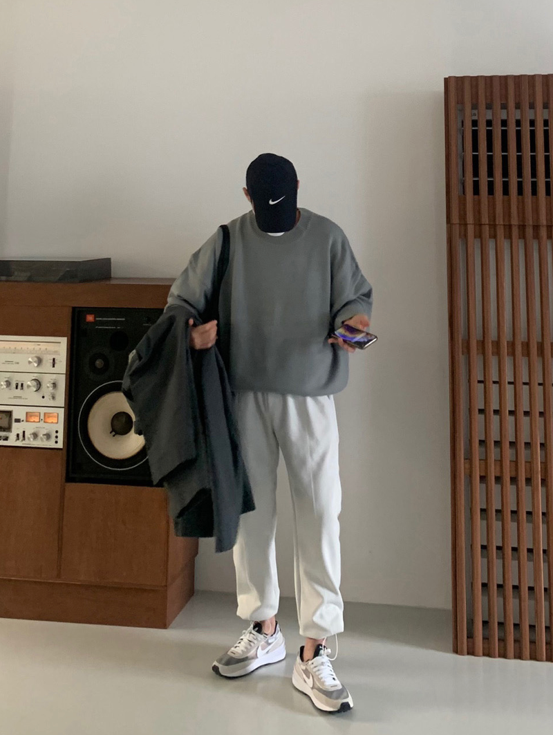 Nus. Black Mac Coat(봄 가을)