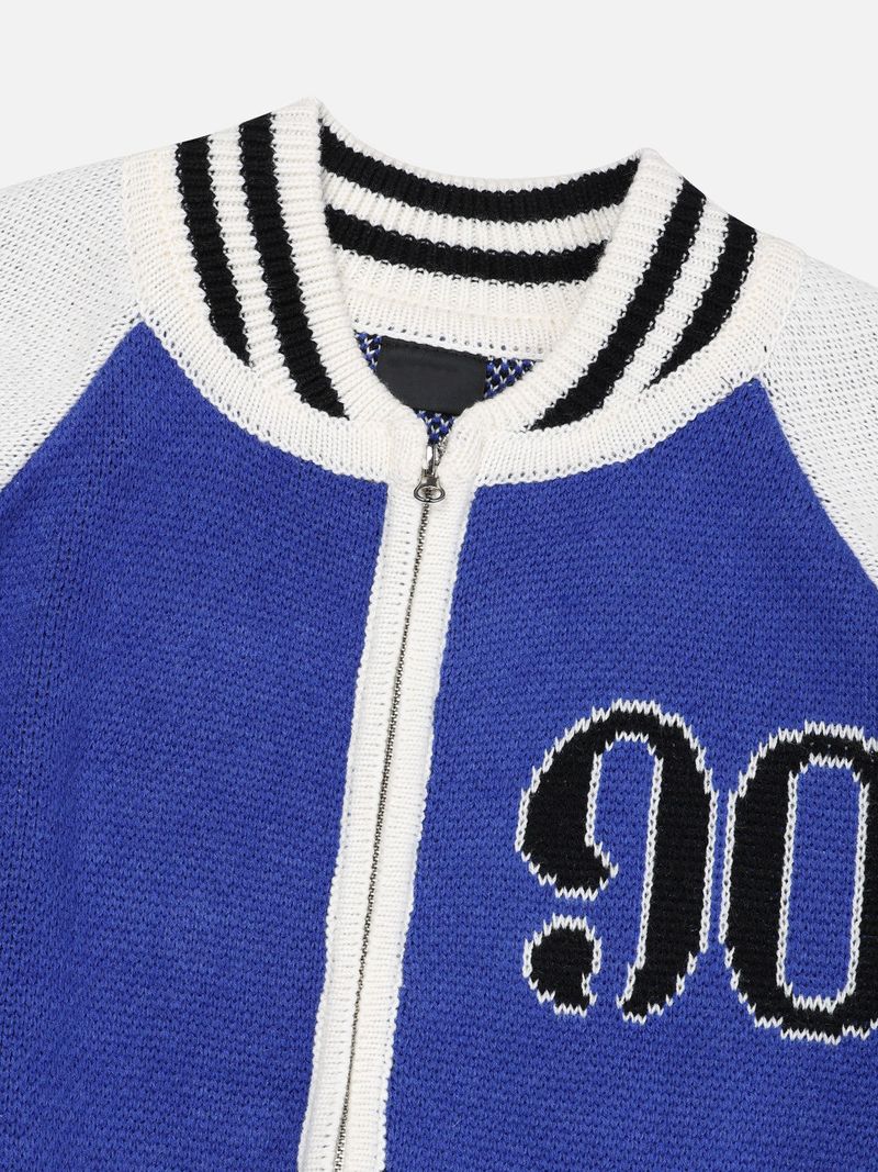 Neo Knitted Zip Jacket (2color)