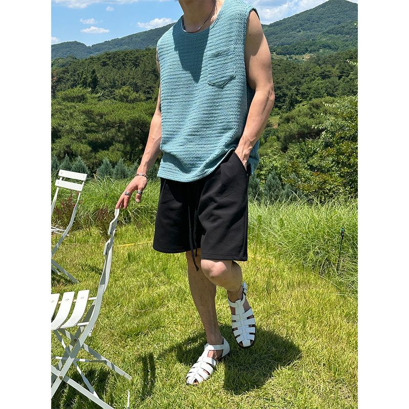 [PREMIUM] Essential pin tuck half pants (4color)