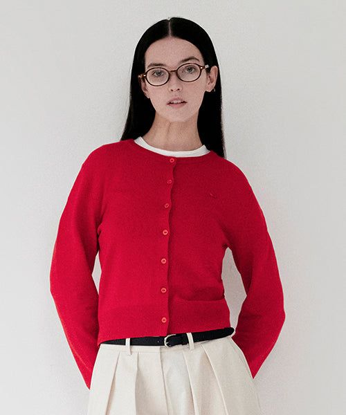 KIRSH（キルシー）の「KIRSH PLAIN SOFT TOUCH CARDIGAN [RED]（Tops）」
