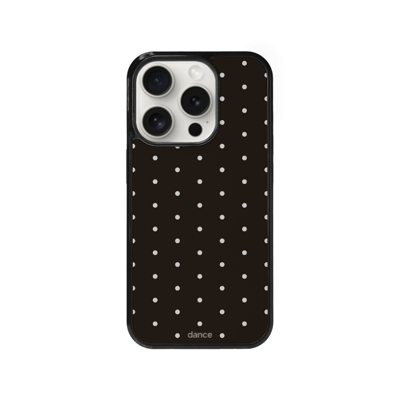 DANCE(ダンス)の「DANCE dot case no. 032 very dark brown ( project _all about circle )(Smartphone Accessories)」