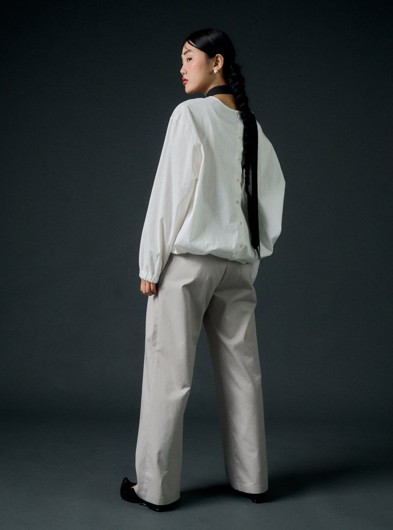 Ordinary wide pants (grey)