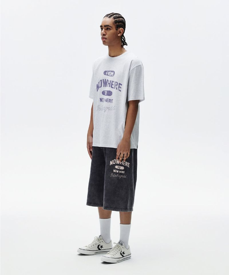 WASHED NOWHERE SWEATSHORT