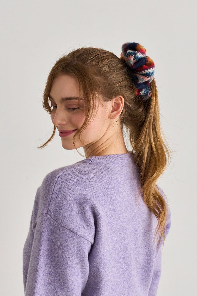 MIX SCRUNCHIE BLUE