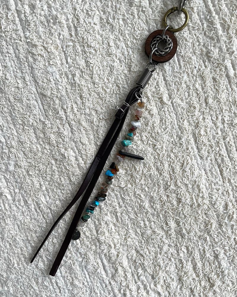 Crow Beads Keyring