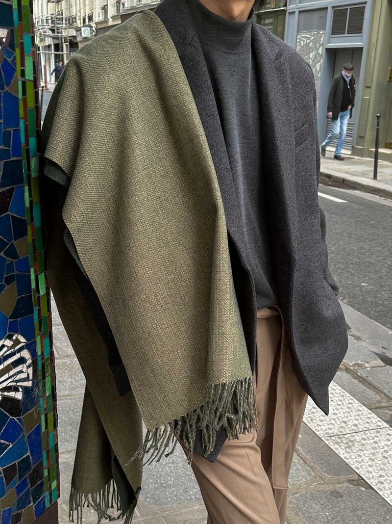 ASCLO（エジュクロ）の「ASCLO Double Cash Muffler (20color)（Fashion Accessories）」