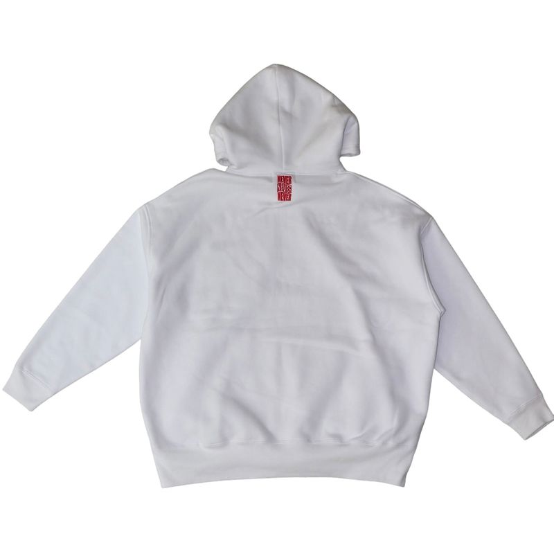 Never ending waves hoodie white