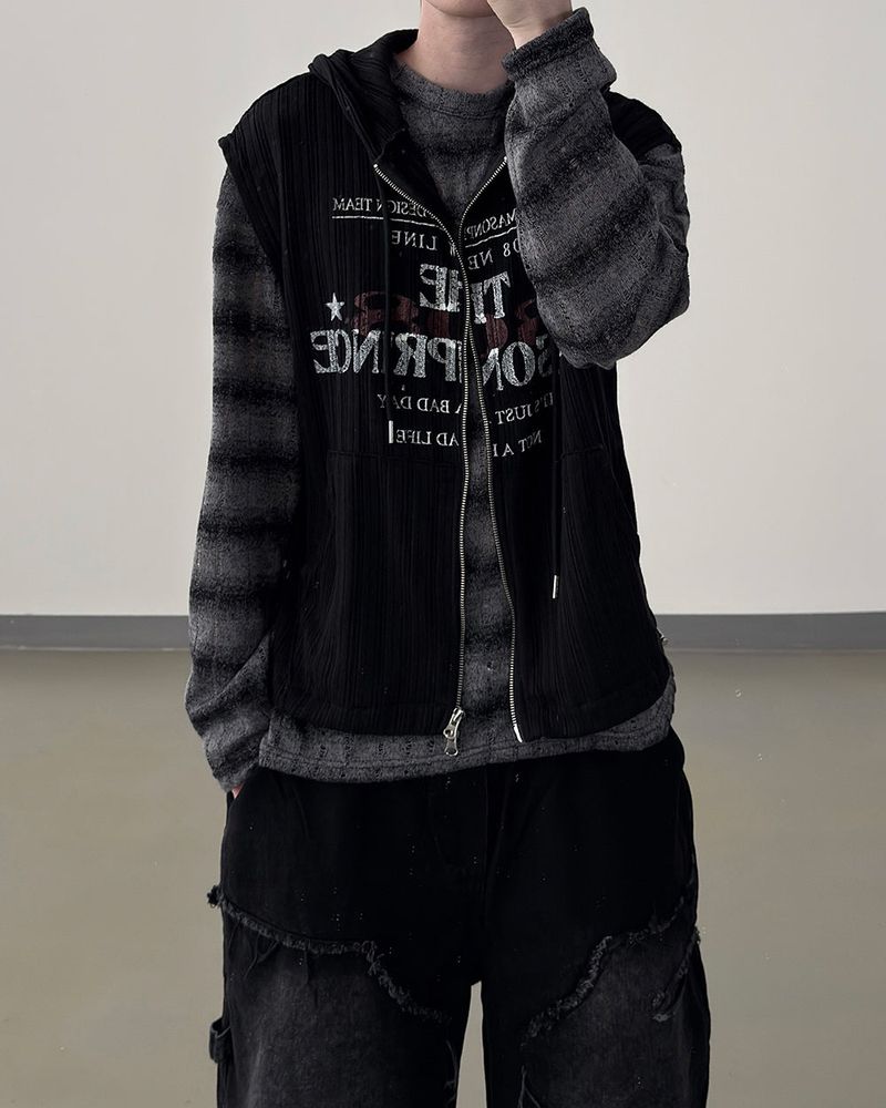 Kaiden Knit Hood Vest