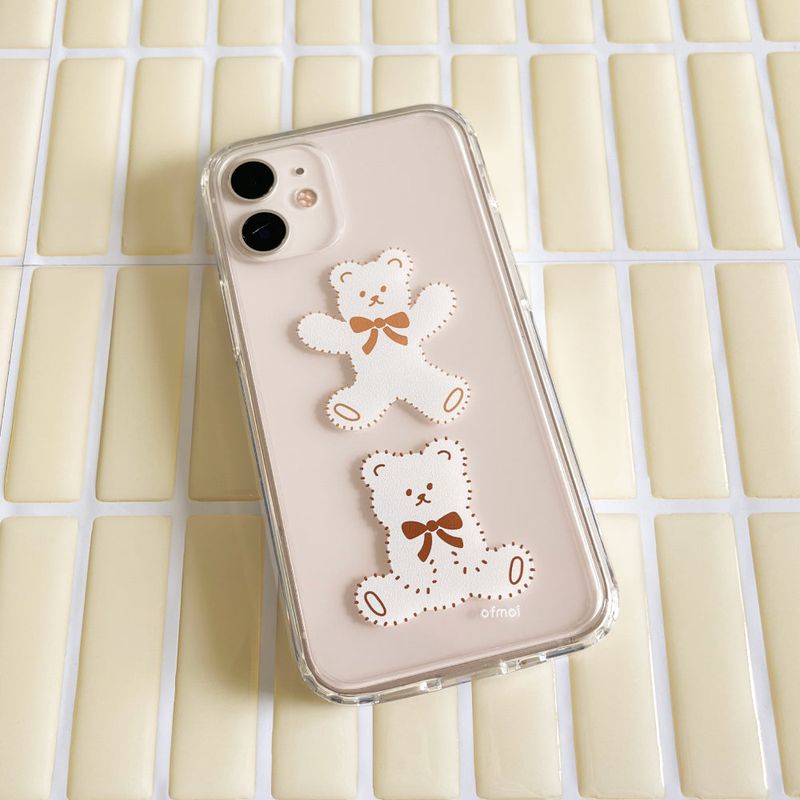 jolly brown bear jellhard phone case