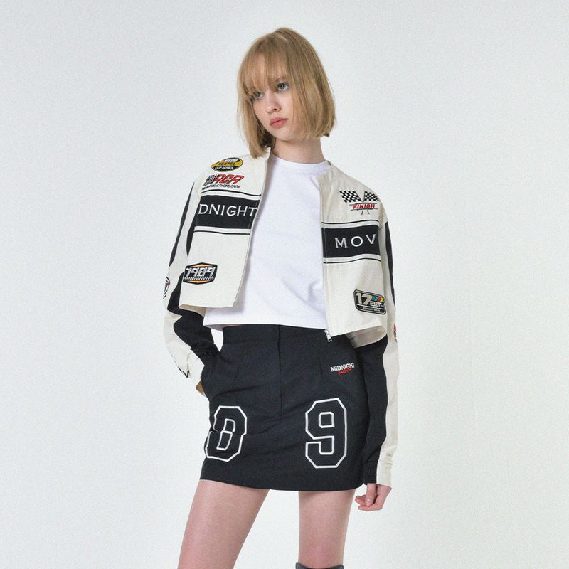 MIDNIGHT MOVE（ミッドナイトムーブ）の「racing jacket (ivory)（Jackets/Outerwear）」