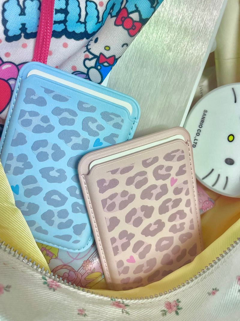 magsafe card wallet Leopard