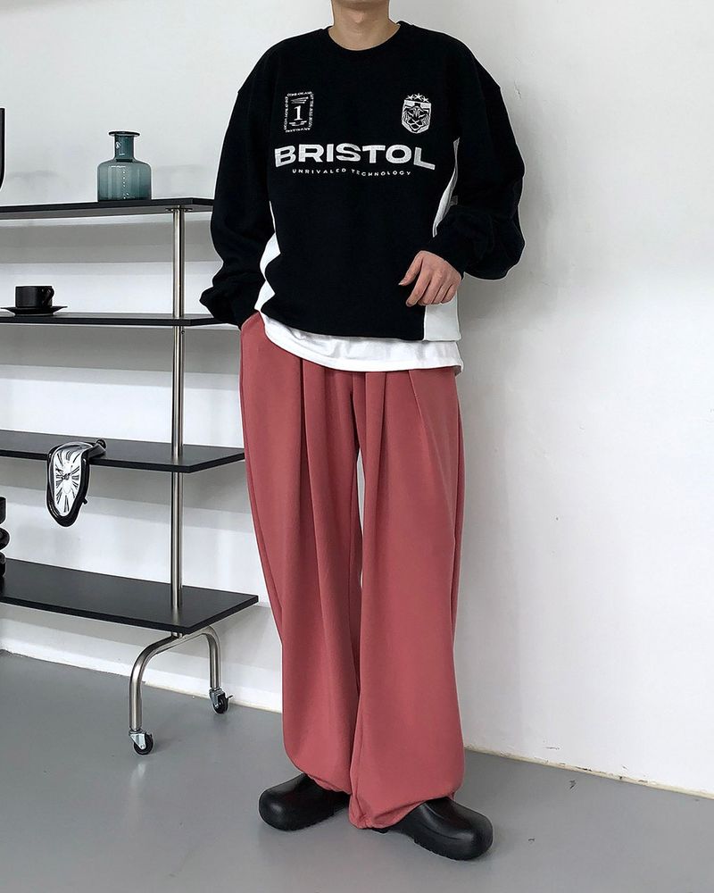 GT Four-Tuck String Wide Pants (5 colors)