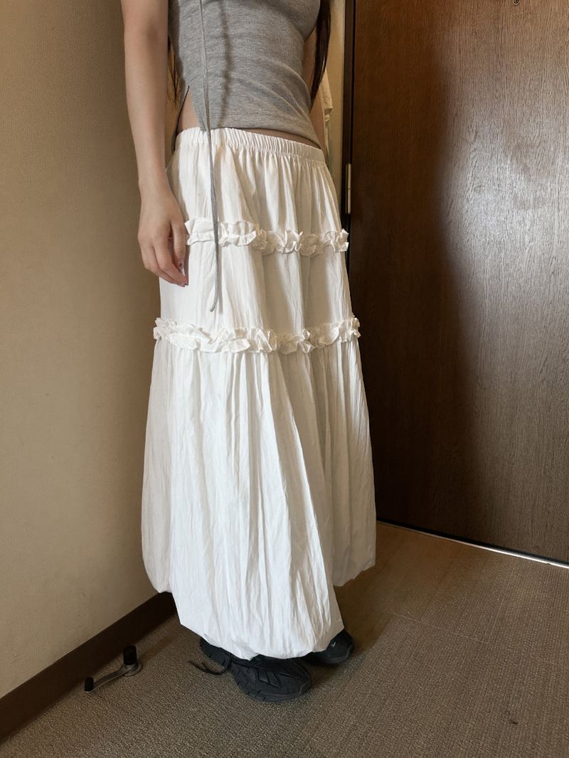 FRILL PUFF SKIRT