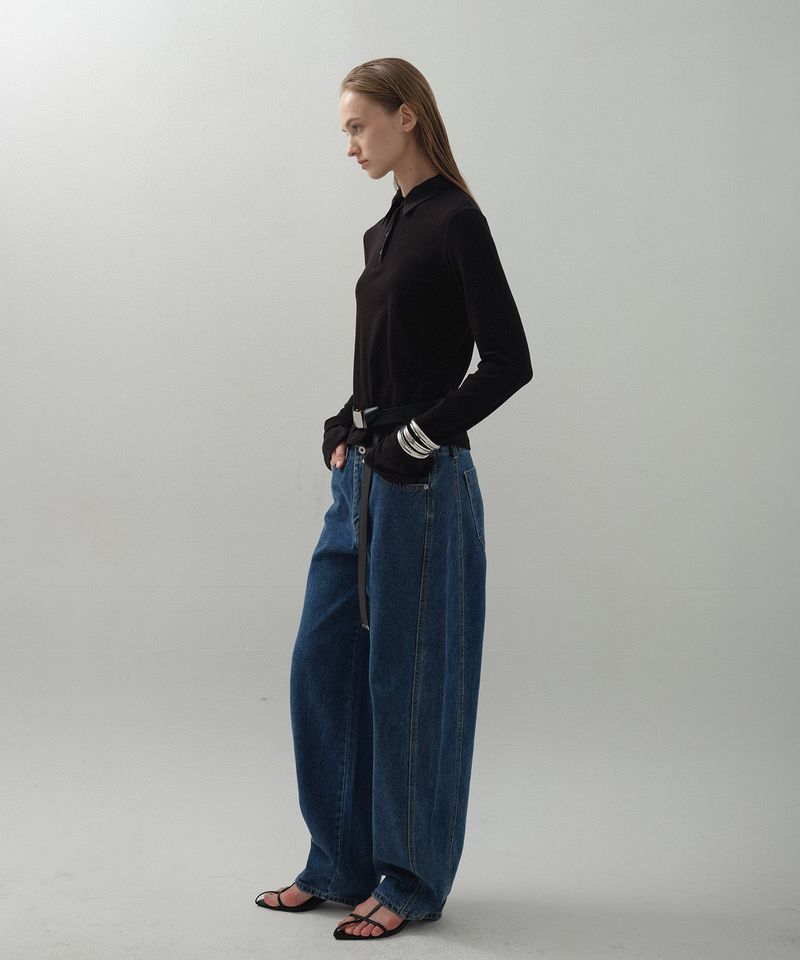 Loventina（ラヴェンティナ）の「Taper Dark Denim_Blue（Pants）」