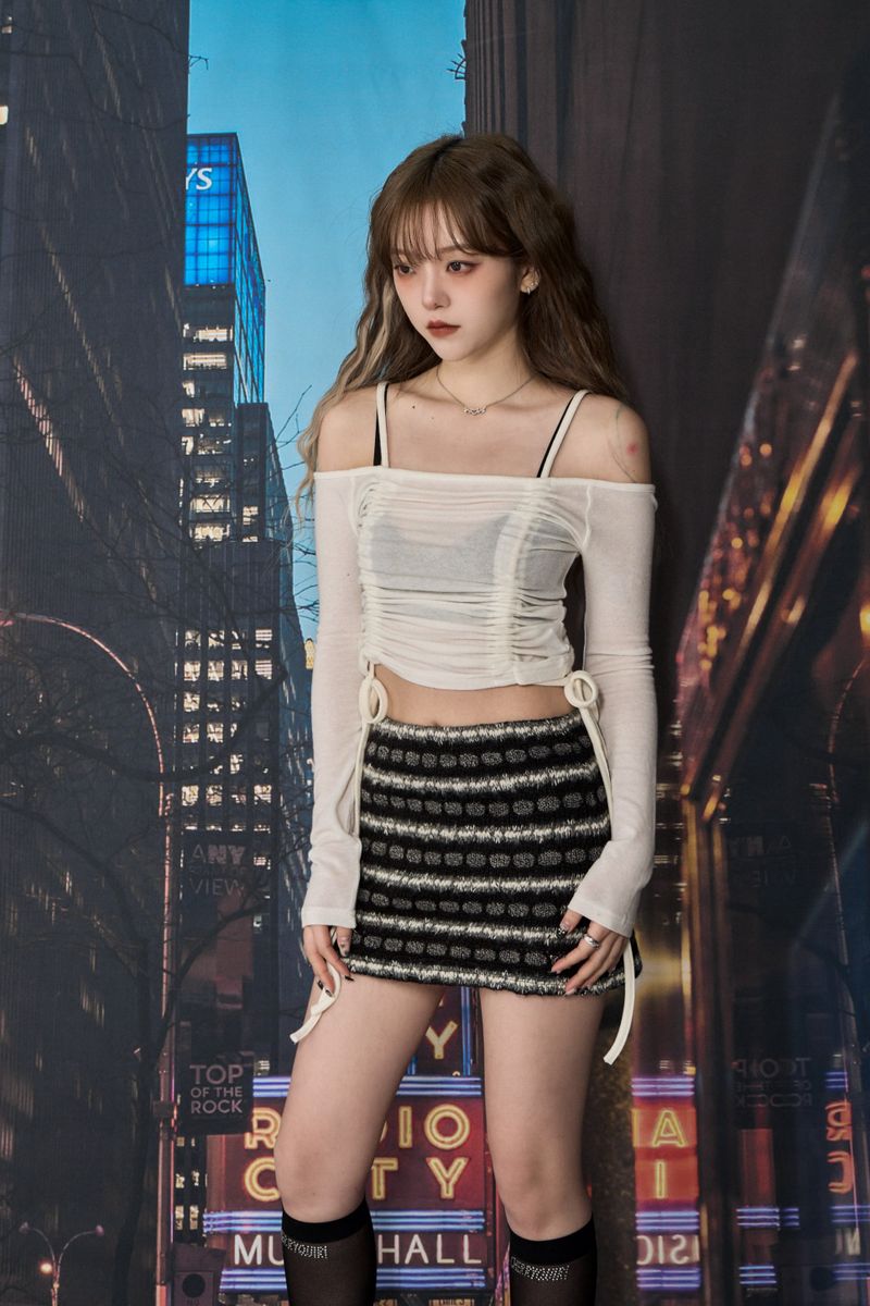 CROCHET KNIT SK (BLACK)