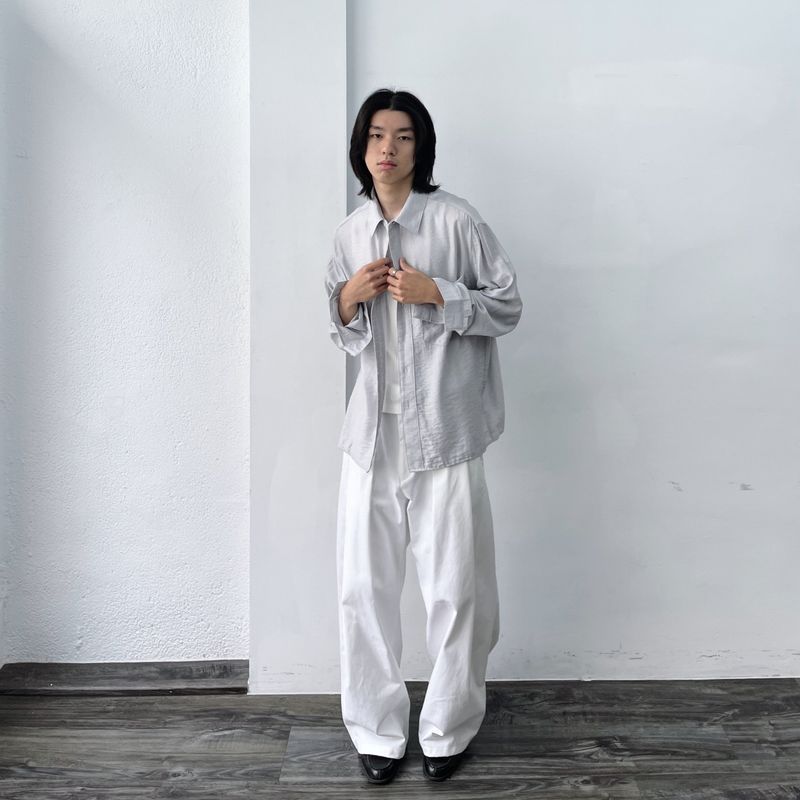Textured Hem Shirt