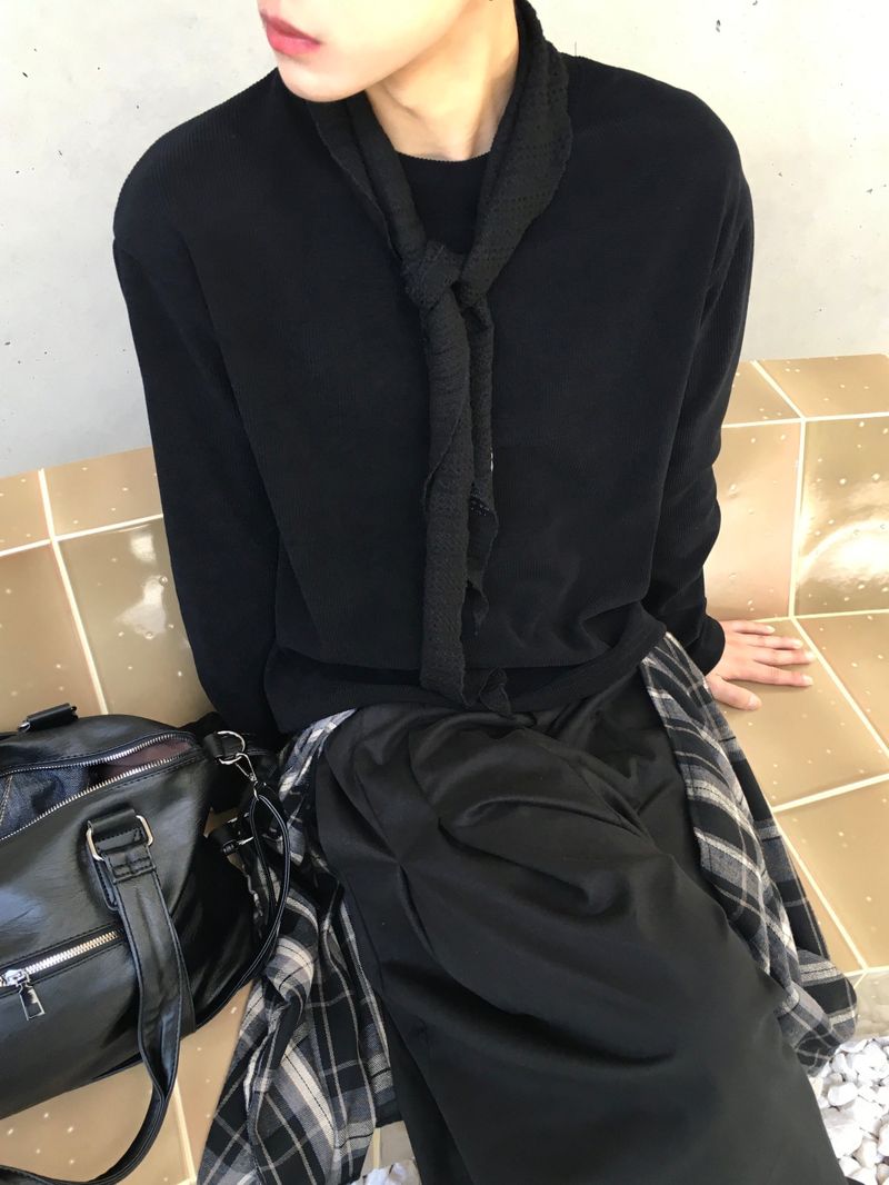 Kaim Waffle Crop Long Sleeve 3C
