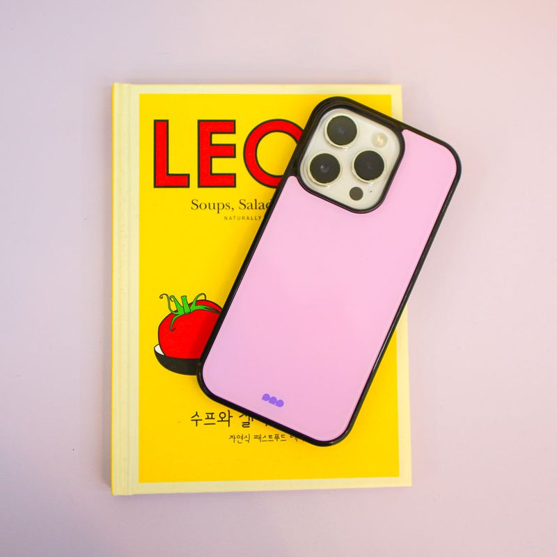 【MADE】 Simple glass bumper case (2 colors)
