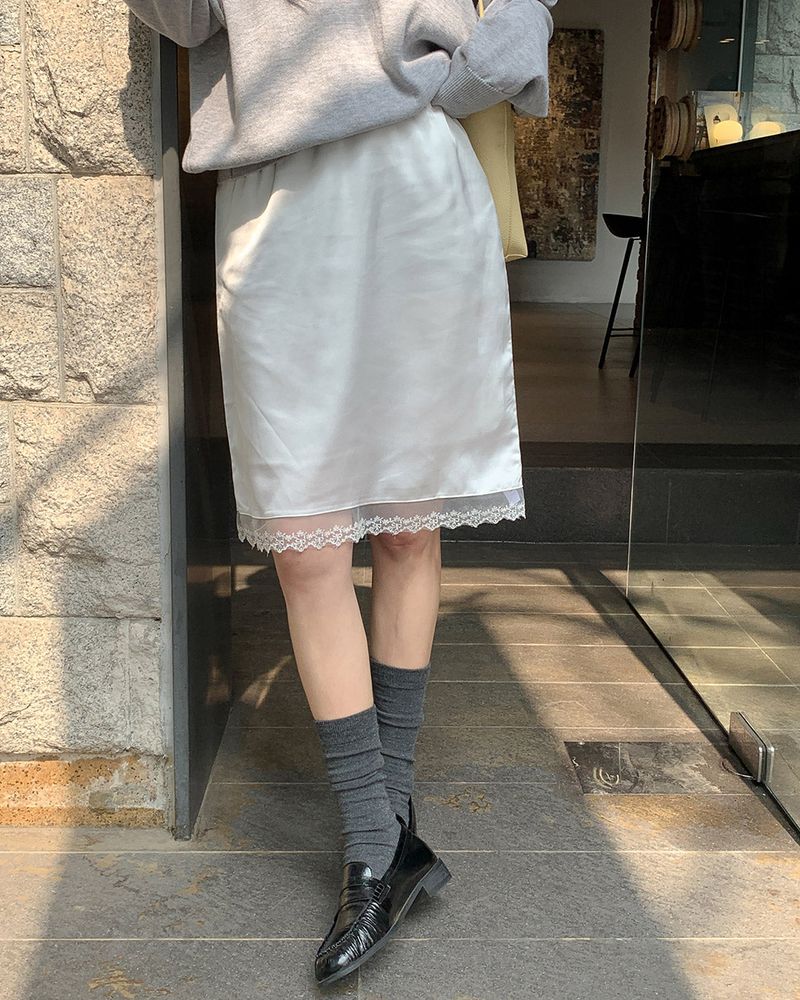 MAYBINS（メイビンス）の「Broaty lace skirt（Skirts）」