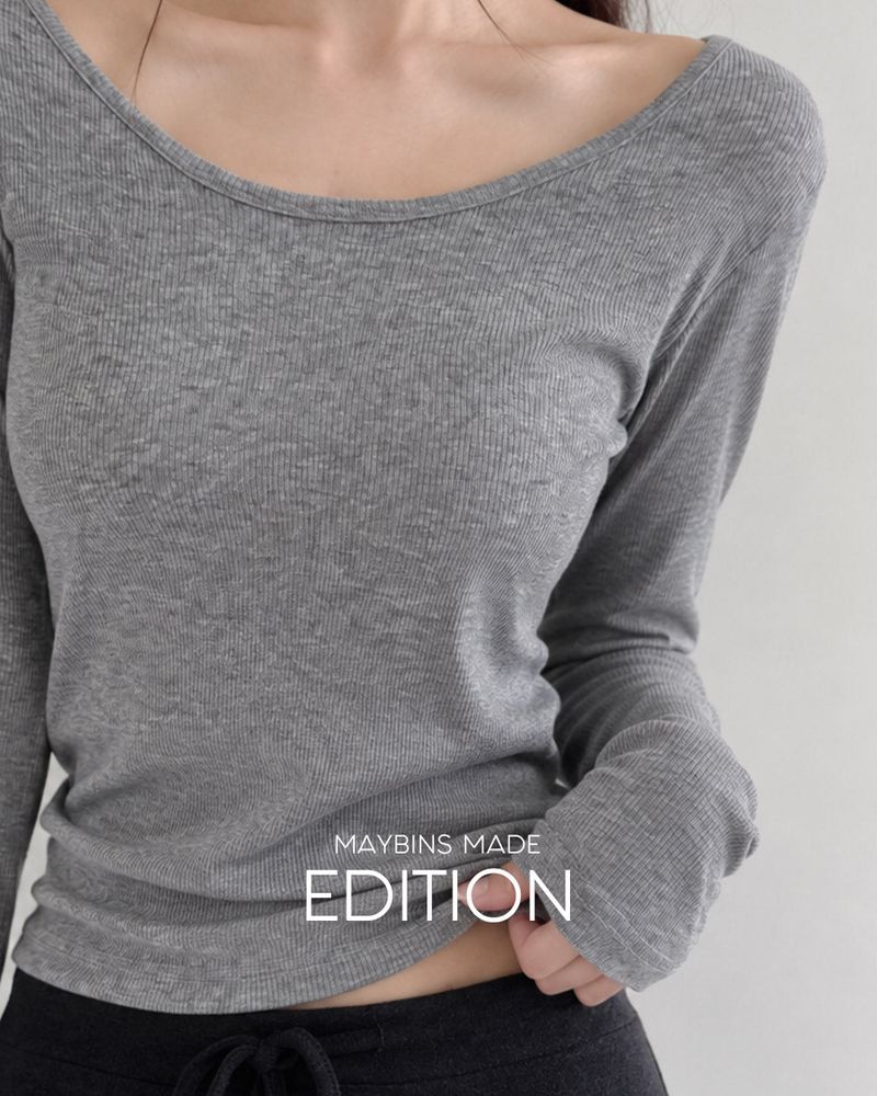 MAYBINS（メイビンス）の「MADE. スイッチ ディープ バックストラップ Tシャツ（トップス）」