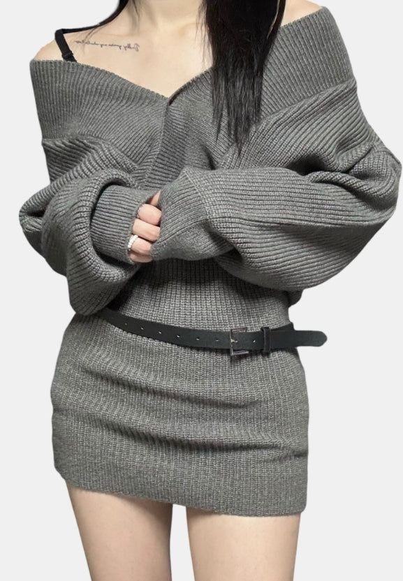 Coco Knit Belt One Piece