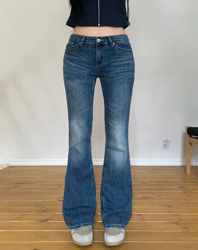ULAN（ユレン）の「Fuzz Wingflap Low Bootcut Denim Pants（Pants）」
