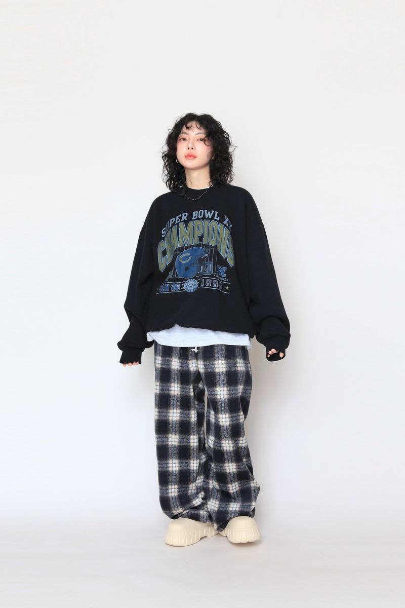 Napping Super Bowl sweatshirt