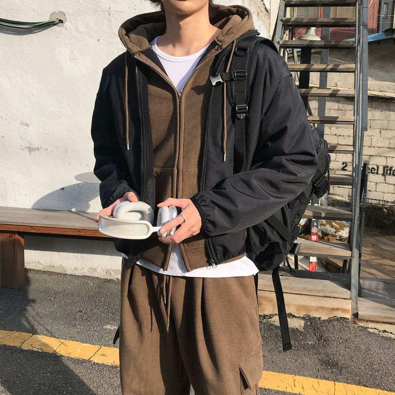 [SET] LMN Sturbo Corduroy Hooded Zip-Up + Cargo Pants (5 colors)