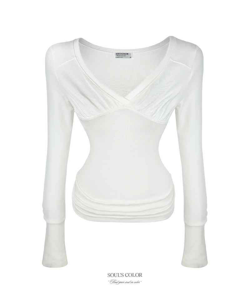 [MADE] Sophie Shirring Top (3color)