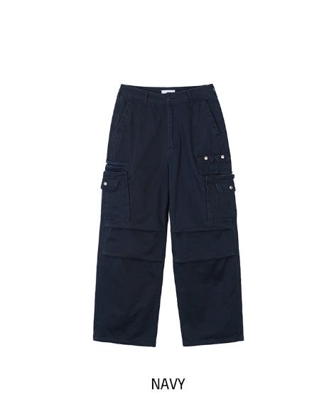 Berken Multi-Pocket Wide Cargo Pants